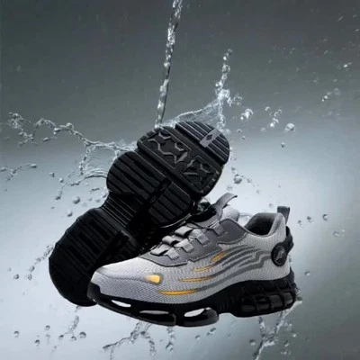 Мужские безопасные рабочие ботинки кроссовки со стальным носком неразрушимые - Изображение 1 из 4