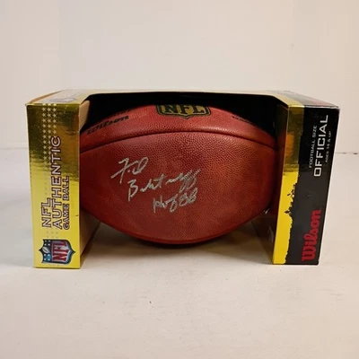 Pelota de juego auténtica firmada por Fred Biletnikoff Wilson NFL PSA DNA MVP Raiders Foto 1 de 4
