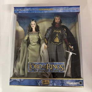 Arwen & Aragorn Barbie Der Herr der Ringe: Die Rückkehr des Königs 2003 Neu in OVP - Bild 1 von 2