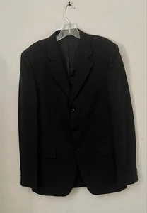 PRADA black smooth wool 3 button jacket~40 R~US~50 R~ITALY~NWOT~NICE - Picture 1 of 2