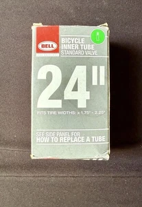 Válvula Estándar Bicicleta Bell 24" x 1.75”-2.25” Tubo Neumático Mountain Cruiser Nuevo con Etiquetas - Imagen 1 de 3