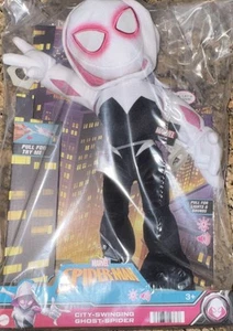 NEW Marvel Spider-Man City Swinging Ghost Spider Gwen Lights & Sounds Work 13” - Picture 1 of 2
