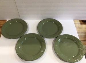 LONGABERGER KERAMIK Gewebt Traditionen 10,5" Salbeigrün SPEISETELLER - 4er Set - Bild 1 von 8