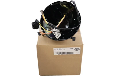 67730-91A NUEVO OEM 1991-2002 HARLEY-DAVIDSON FXD DYNA CARCASA FARO negro Foto 1 de 4