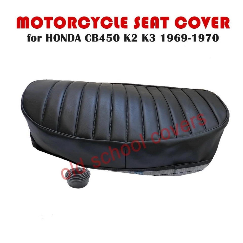 CAPA DE ASSENTO DE MOTOCICLETA compatível com HONDA CB450 K2 K3 1969-1970 COM ALÇA CB 450 - Imagem 1 de 1