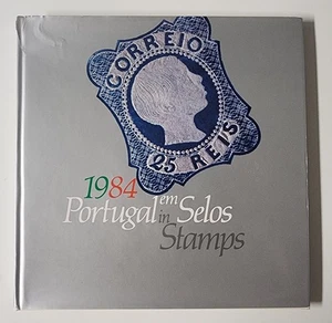 1984 PORTUGAL IN STAMPS HARDCOVER DJ COMPLETE WITH STAMPS - Picture 1 of 14