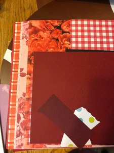 Scrapbooking Coral und Vibarant; 6 Blatt - Bild 1 von 1
