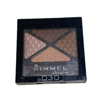 Sombra de ojos cuádruple Rimmel Glam 'Eyes #030-Royal Tea. Dañado. Sin sellar. Tal cual. LEER Foto 1 de 3