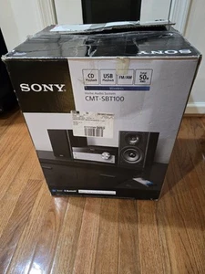 Sony CMT-SBT100 HCD-SBT100 Bluetooth USB Tuner CD Micro Audio Lautsprecher mit Fernbedienung - Bild 1 von 8