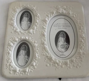 Vintage Russ Porcelain Wedding Frame - Picture 1 of 5