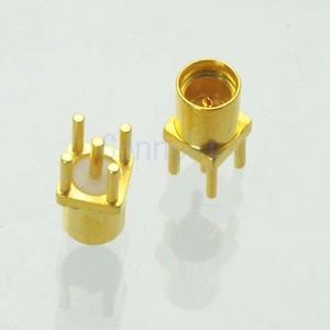 10pcs MMCX female jack pin solder PCB mount RF connector - Picture 1 of 1