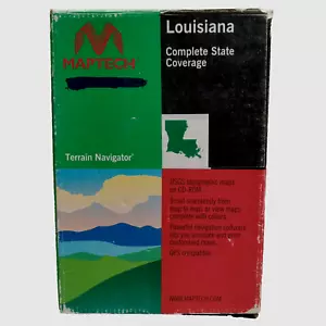 Maptech Terrain Navigator Louisiana Full State + W. Gulf PC Windows Mapping App - Picture 1 of 9