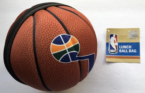 NWT New NBA Lunch Ball Bag Maccabi Art Utah Jazz Basketball Cover