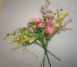 Grande lotto di fiori artificiali mix abbondanti 14 pezzi - Foto 1 di 12