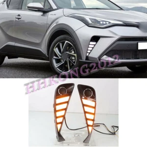 LED Daytime Running Light Front Fog Light 2 Color For Toyota C-HR 2020-2021 - Bild 1 von 12