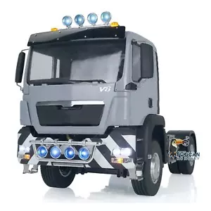 LESU 1/14 DIY TGS 4x2 Remote Control RC Tractor Truck Metal Chassis Roof Light - Picture 1 of 12