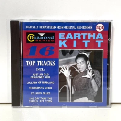 Eartha Kitt CD Album 16 Top Tracks Diamond Series Digitally Remastered 1950s - Image 1 of 4