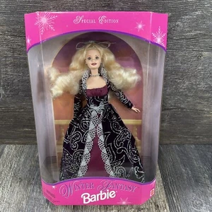 Mattel Vintage 1996 Winter Fantasy Barbie Doll Blonde Special Edition 17249 New - Picture 1 of 8