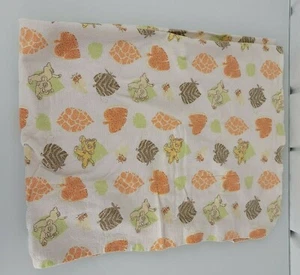 Disney The Lion King Baby Simba Cotton Flannel Blanket 30x35" Receiving Swaddle - Picture 1 of 4