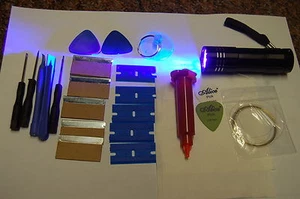 5ml Loca Pegamento, 9 LED Antorcha UV, Herramientas de Apertura Teléfono Móvil - Imagen 1 de 3
