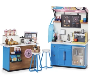 American Girl Coffee Shop für 18" Puppen ~ Barista Bar Cafe Set ~ Zubehör - Bild 1 von 5