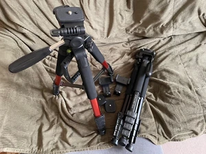 2x Tripod Joilcan AH75 lightweight Tripod Camera Stands extends to 74 inches - Picture 1 of 2