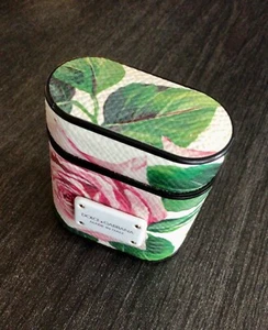 DOLCE&GABBANA AirPods-Hülle für 1.+ 2. Gen. Leder Rosen NEU+OVP - Bild 1 von 4