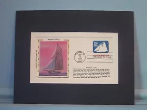 1903 - Die Yacht "Reliance" gewinnt den America's Cup & Ersttagsbrief - Bild 1 von 1