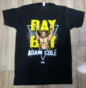 AEW All Elite Crate Exclusive T Shirt - Adam Cole Bay Bay - Adult Medium - Picture 1 of 1