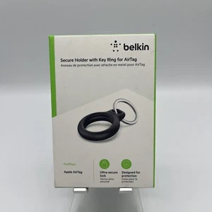 Soporte seguro Belkin AirTag con llavero - negro envío gratuito - Imagen 1 de 4