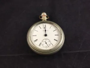 Elgin Model 5 15j 18s Pocket Watch Movement Repair or Parts - Picture 1 of 4