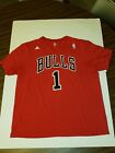 Derrick Rose Chicago Bulls #1 MVP Red Adidas 2XL T-Shirt