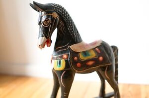 Schaukelpferd, Pferd aus Holz, Deko, Antik, Schaukeltier, Vintage, Antik