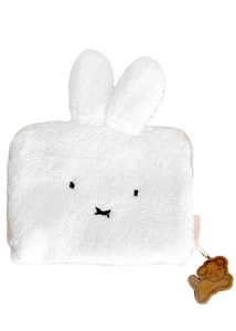 NEW - Miffy Face Sherpa Zip Pouch - Picture 1 of 2