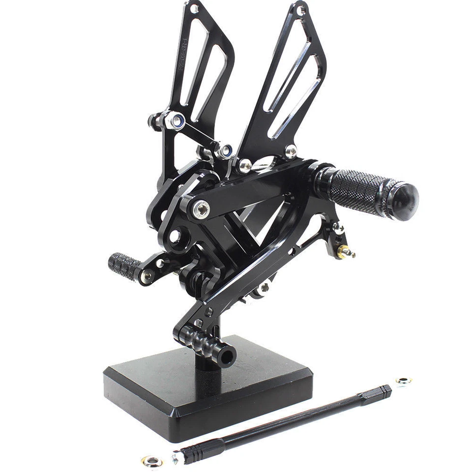 CNC Motorcycle Rearset Foot Pegs Rear set Fit For Kawasaki Ninja ZX9R 1998-2004 - Image 1 of 1