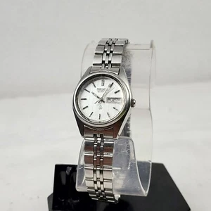 SEIKO 7903-0090 QUARTZ SILVER WATER RESISTANT WOMEN'S WATCH NEW BATTERY - Picture 1 of 10