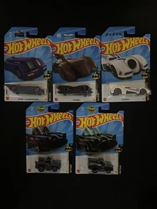 Hot Wheels - Mainline - Batman - Lot Of 5 (Classic, Flash and DC comics) - Picture 1 of 2