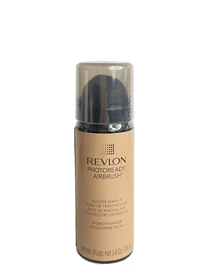 REVLON Photoready Airbrush Mousse MAKEUP ~ RICH GINGER #070  ~ NEW SEALED - Image 1 of 3