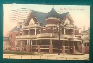 Postkarte Wisconsin Fond Du Lac Elks Clubhaus Gebäude veröffentlicht 1911 - Bild 1 von 3