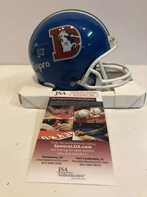 MINI CASCO ANTHONY MILLER AUTOGRAFIADO FIRMADO INSCRITO DENVER BRONCOS CERTIFICADO DE AUTENTICIDAD JSA Foto 1 de 2