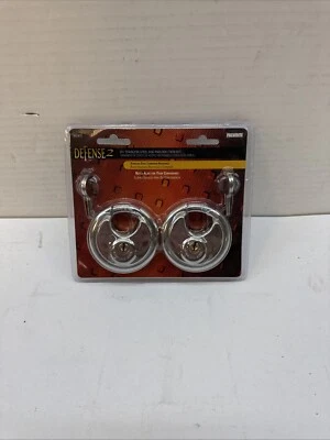 2PK PackRite Defense2 Stainless Steel Disc Padlock 2-3/4" and Two Keys - Image 1 of 2