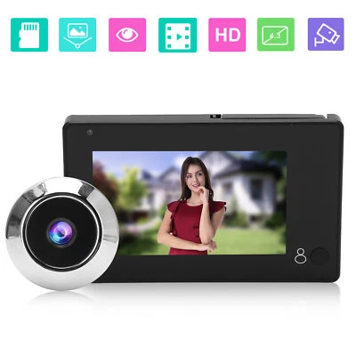 4.3" Digital Peephole Viewer Door Eye Doorbell Video Camera Motion Detector 145° - Image 1 of 4