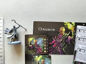 ONAMOR MAGICIEN DES TENEBRE MINIATURE+CARTE FRANCAIS/NOVA AETAS RENAISSANCE G223 - Imagen 1 de 1