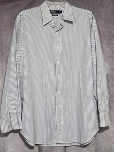 Polo Ralph Lauren Oberhemd Herren 17 /34 blau gestreift Yarmouth  - Bild 1 von 6