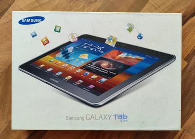 Samsung Galaxy Tab N 10.1" 16GB weiß WiFi+ 2G 3G, GT-P7501, gebraucht - Bild 1 von 4