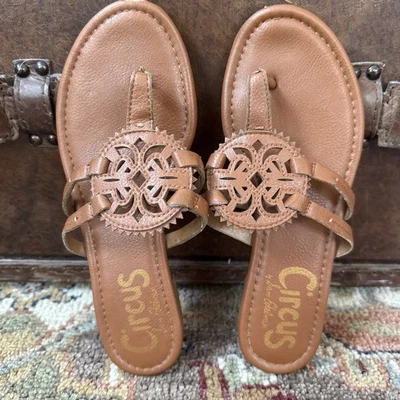 Sandalias Cherri Circus by Sam Edelman para mujer marrón diseño geométrico talla 7,5 M Foto 1 de 4