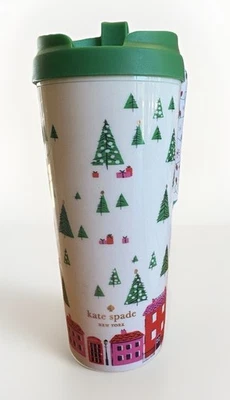 Taza térmica Kate Spade New York Holiday Village 16 oz taza de café de Navidad Foto 1 de 4