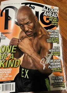 BERNARD HOPKINS SIGNED RING MAGAZINE. RETIREMENT EDITION SEE PICS - Picture 1 of 5