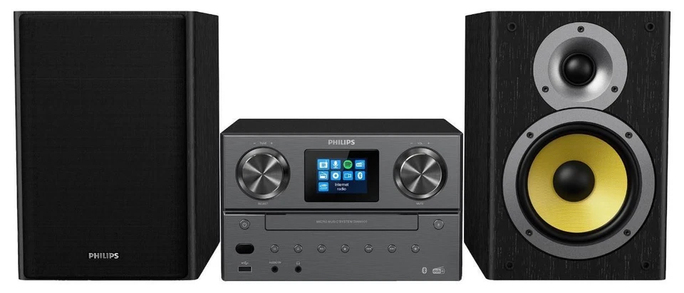 100W CD/DAB+ Micro Music System with Bluetooth & Internet Radio - TAM8905/10 - Image 1 of 4