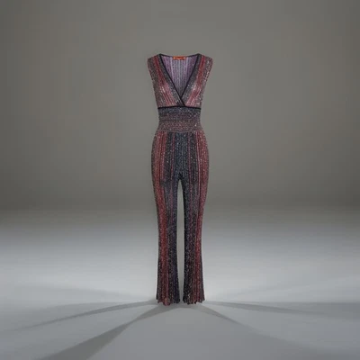 Mono Missoni $2700 Mameluco Lentejuelas Cuello Profundo Pequeño 40 Foto 1 de 4